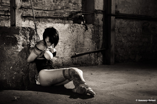 docvale:  “Using the staircase”Photo : Amaury Grisel (tumblr)Model : Tyka(July 2014)Full gallery