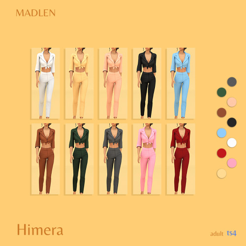 madlensims: Himera Outfit + ChokerLight and stylish. Ideal for some hot evening walks!Choker include