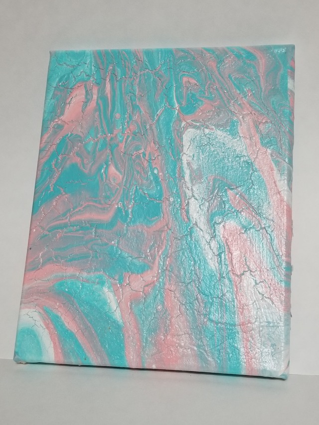 ffx-2-2:fineartfolk:“Genderfluids” is a piece done by both of us as a means of conversation over our trans experiences as a trans man and nonbinary person. Using the colors of the trans pride flag, we combined paint with soap, alcohol, and