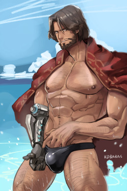 kd-baras:Decided to paint a mccree drawingnow what to dooo neext