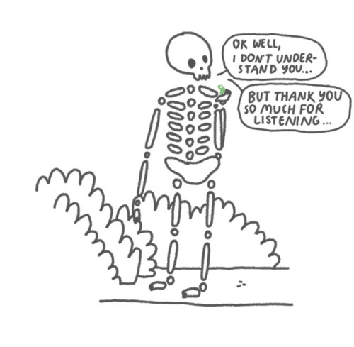 thesadghostclub:Silly Skeleton meets a frog…Shop / About Us / FAQ’s / Comics / Archive / Subscribe /