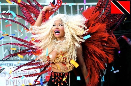 terrasmiles:     coconutoil97:  Let me just say y’all have the reach of the week trying to accuse Nicki of wearing Native American headdress. She’s from Trinidad, she’s West Indian, we wear headdress for carnival in the Caribbean. We use peacock