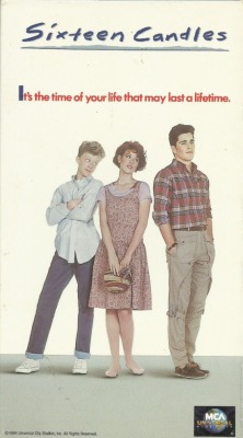 80slove:  Sixteen candles vhs