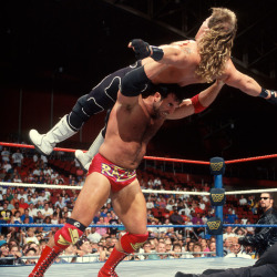 fishbulbsuplex:  Razor Ramon vs. Shawn Michaels