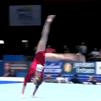 All of Aliya’s tumbling passes during her senior career:double arabianwhip + whip + double arabian3.