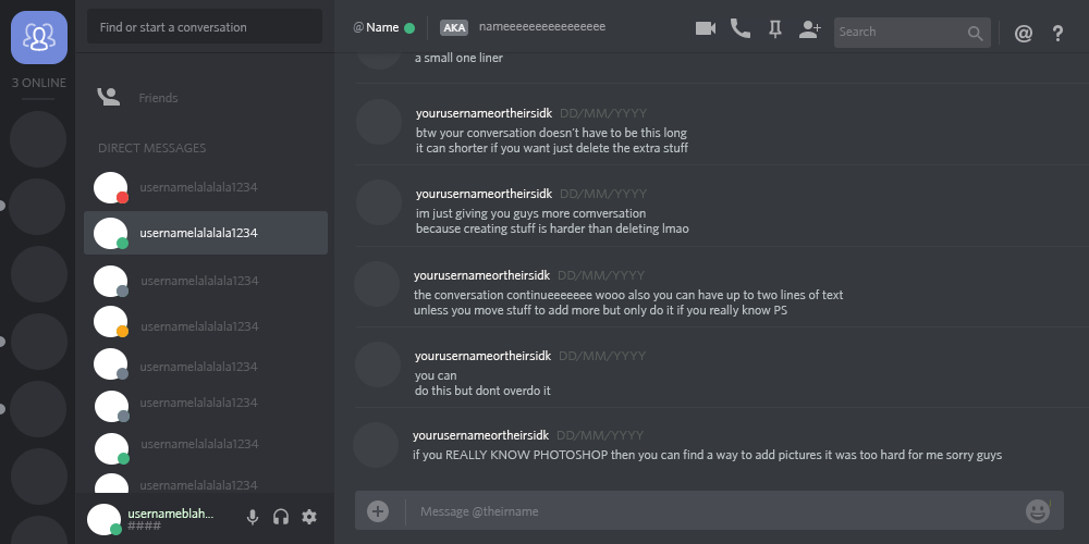 Discord Templates