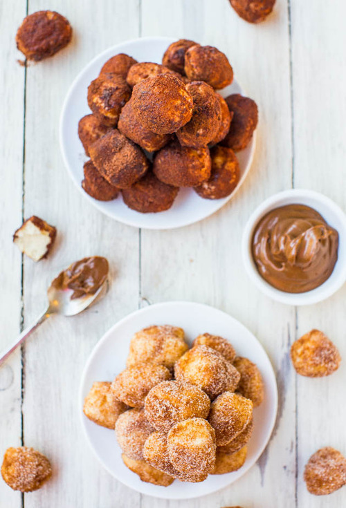 vegan-yums:  One Hour Chocolate & Cinnamon-Sugar Soft Pretzel Bites 