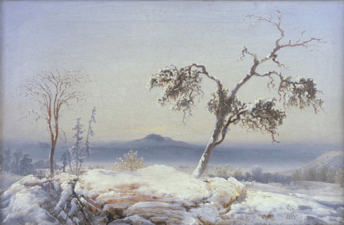 Peder Balke Landscape from Finnmark ,c.1860 Oil on canvas