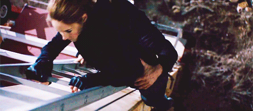 iamdivergent1701:  “Maybe I’m already sure, “ he says, “and I just don’t want to frighten you.” I laugh a little. “Then you should know better.” “Fine,” he says. “Then I love you.”