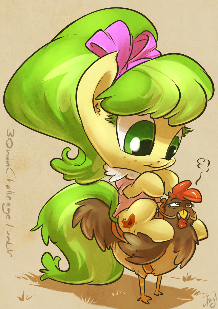 atryl:  Giddy Up! - for the 30min Challenge.  I like this character. Fanarts of her,