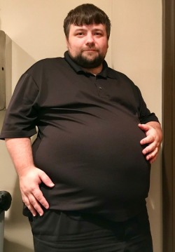 bloatedchowhound:  Felt… fat?  (Obviously, your hands were rubbing your gut).