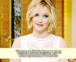 jenniferlawrencedaily:  What do you do as you’re sitting there [at the Oscars]