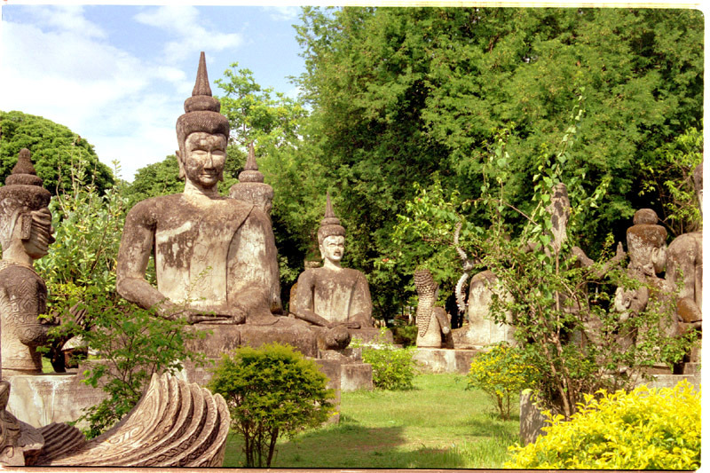 thisisasoul:  odditiesoflife:  Buddha Park Buddha Park, also known as Spirit City