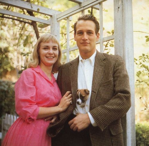 Joanne Woodward and Paul Newman in 1962