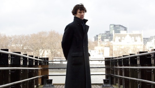 nixxie-fic:New Selection: BBC Sherlock S1 - Benedict Photoshoot on the Thames pt2 - Sherlock Season