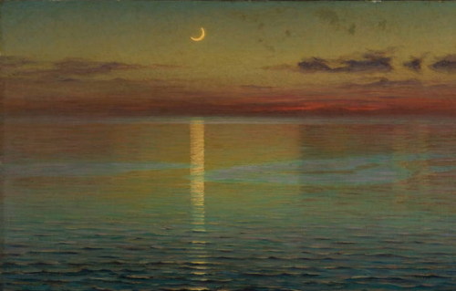 Dawn of Night  -  John Ottis AdamsAmerican 1851-1927