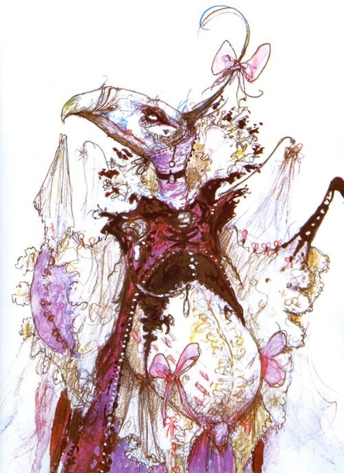 talesfromweirdland:The Dark Crystal (1982) concept art by Brian Froud.