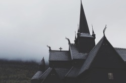 vintagepales2:    Lom stave church, Norway.  