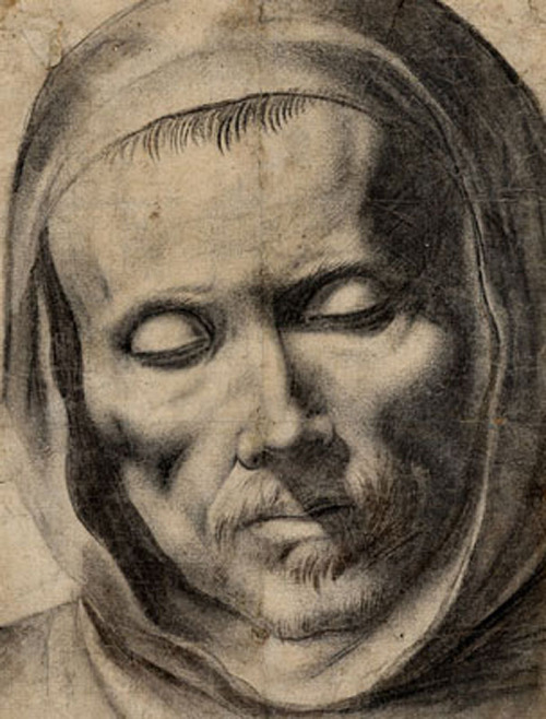 Francisco de Zurbarán, Head of a Monk, 1625-64