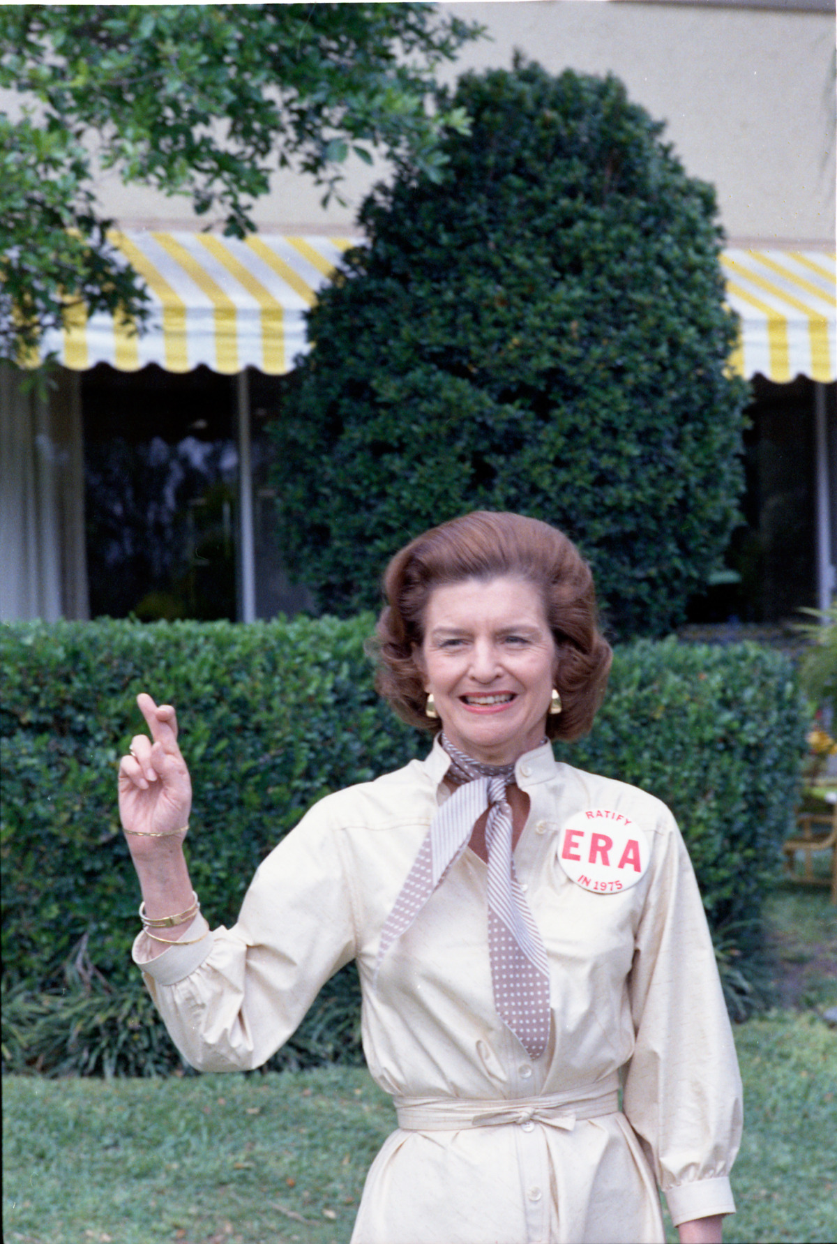 Todays Document • Photograph Of First Lady Betty Ford Expressing Her 