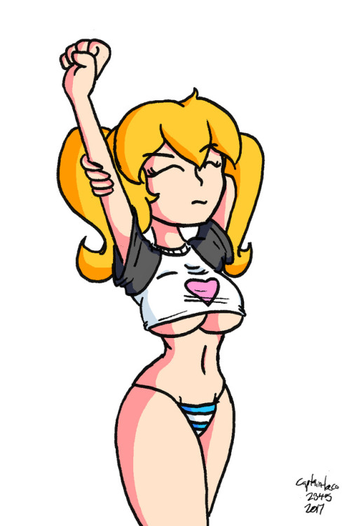 Felt like drawing some sweet underboob. 