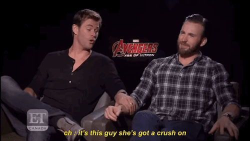 Source : Chris Hemsworth And Chris Evans Et Interview : Age Of Ultron | Et News