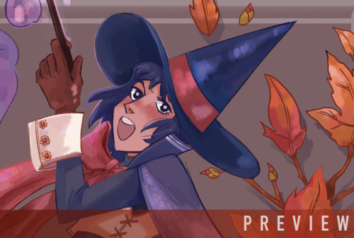 soosdraws: preview for @mp100fallfashionzine !! i drew a witch-y tome! there’s a ton of a