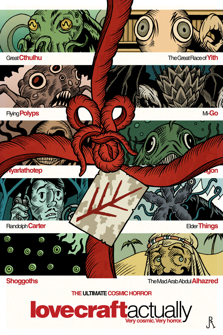 thepixelatednerd:  Lovecraft Actually by DrFaustusAU  