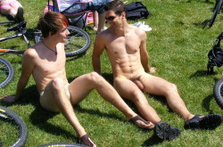 Naked riders and public nudity