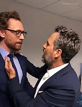 Tom Hiddleston And Mark Ruffalo Being Their Usual Dorky Selves As They Sing When You Wish Upon A Star,