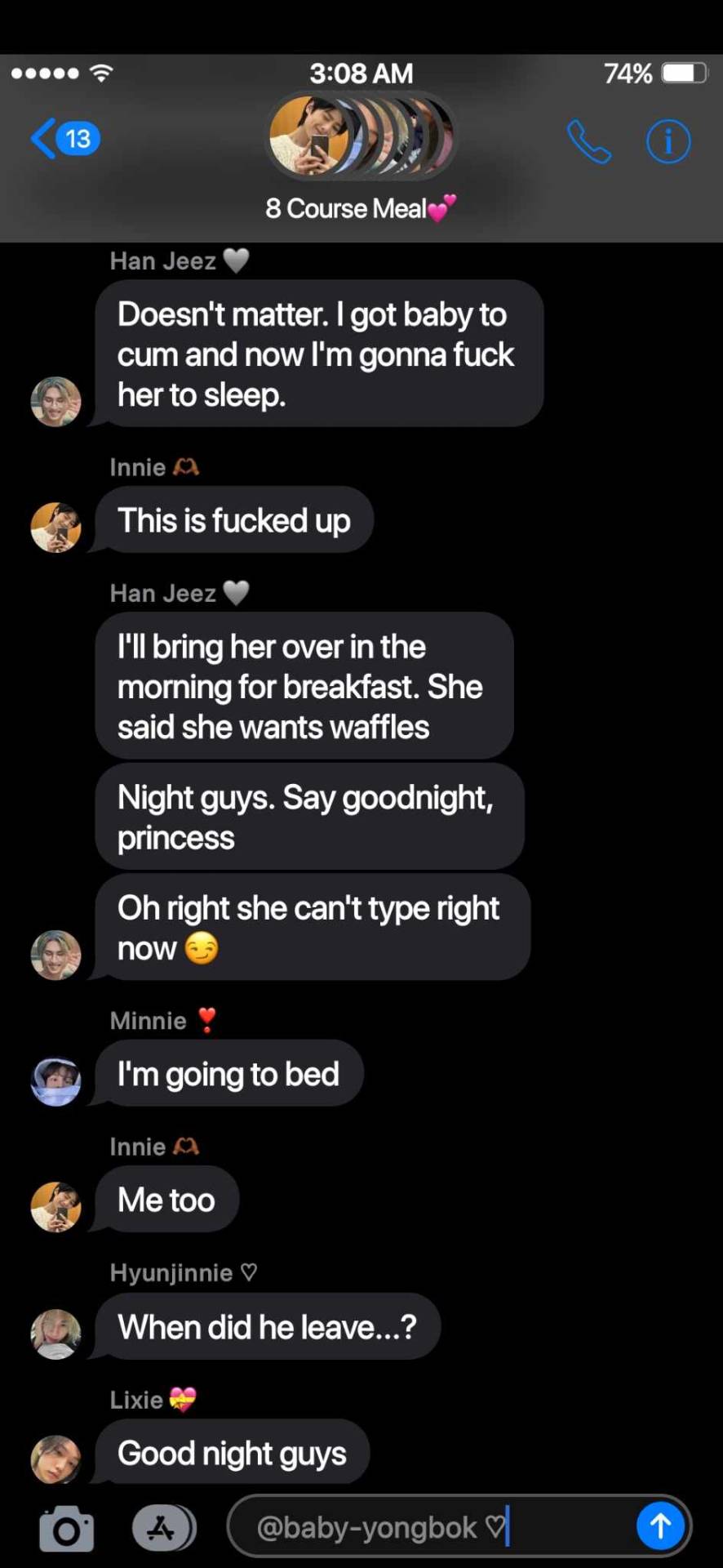 Poly SKZ!Fake Texts - Texting The Group Chat To Ask For "help"