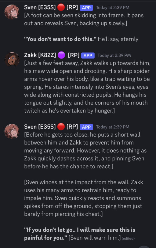 Concept Art And RP Based Drawings Of Lab!AU Zakk And Sven
