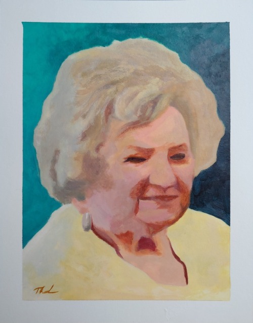Kay, Acrylic On Paper, 1114in