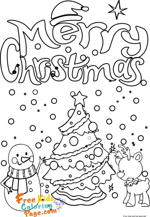 Christmas reindeer coloring ... | Printable