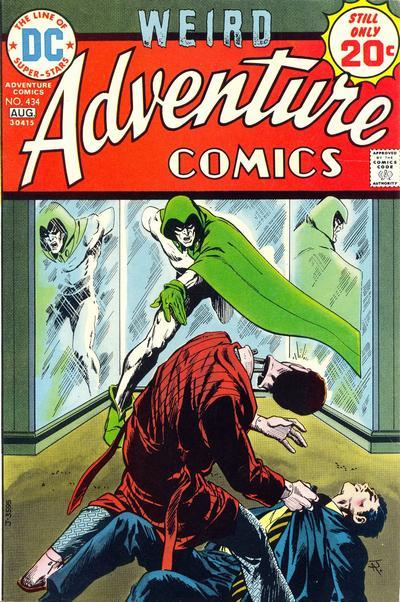 bclaymoore:  ADVENTURE COMICS covers by the late great Jim Aparo. If you love comics, you should probably learn the story of the Michael Fleisher/Jim Aparo Spectre stories. (because why not learn everything about comics?)Harlan Ellison once famously