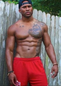 dominicanblackboy:Sexy gorgeous thick muscle hunk Cj Jones!😍😍😍😍😍