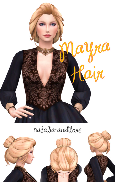 Mayra HairFemale onlyno hat chops33 colorsDOWNLOAD