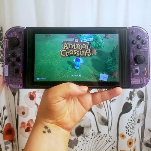 retrogamingblog2:Atomic Purple Nintendo Switch made by John Marcec