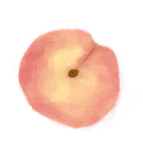 "My Cheeks In High Color, Overripe Peaches"