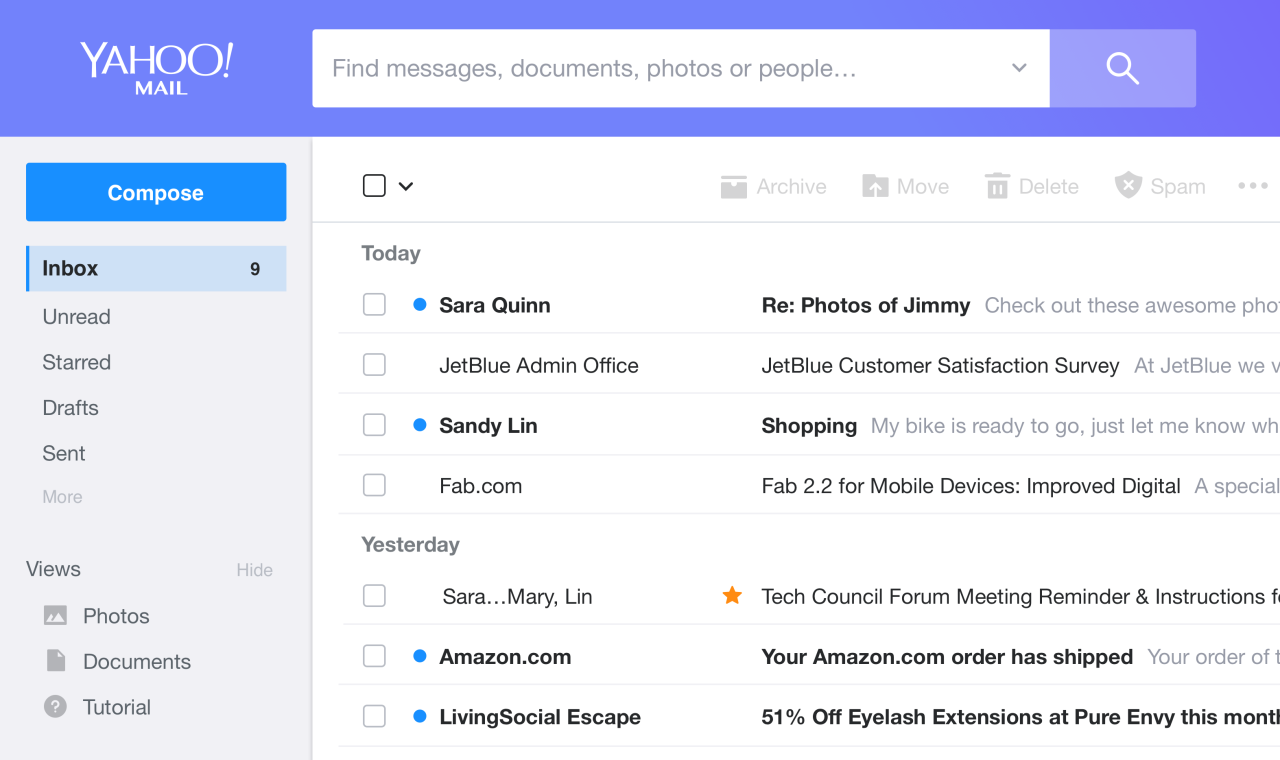 Yahoo updates Mail app with multi-login support, Tumblr with refined search