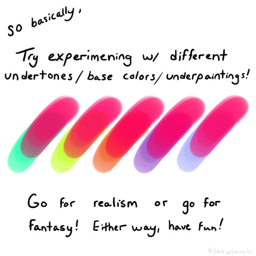 kittycouch: No one asked but here’s a brief tutorial on digital underpainting and how it can a