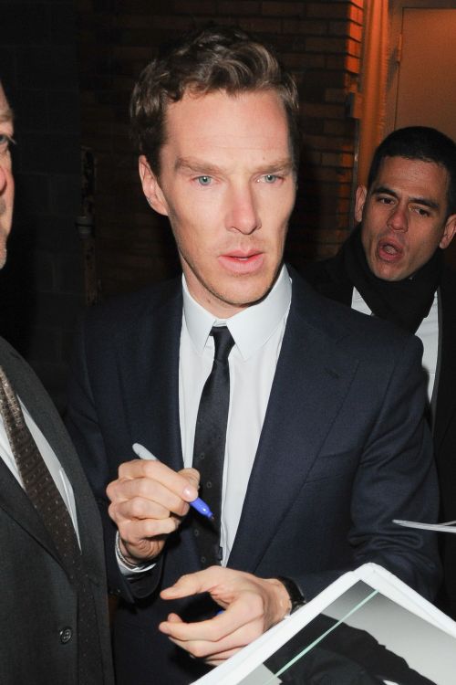 Benedict cumberbatch after the Jon Stewart Show. Nov 18 2014. high res.