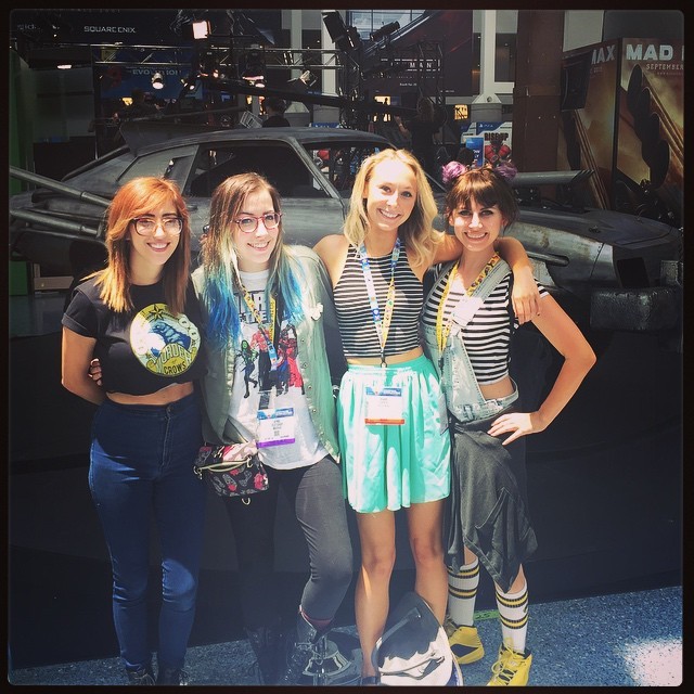 They made us take this photo so that @aprilefff could get a hat. The hat looks real