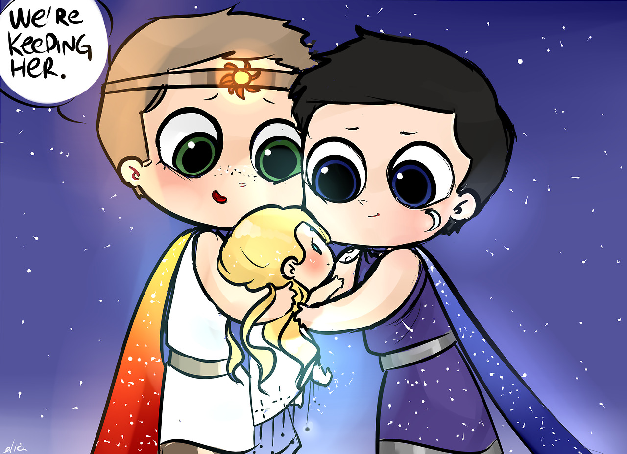 elicedraws:  prepare for interstellar parenting™