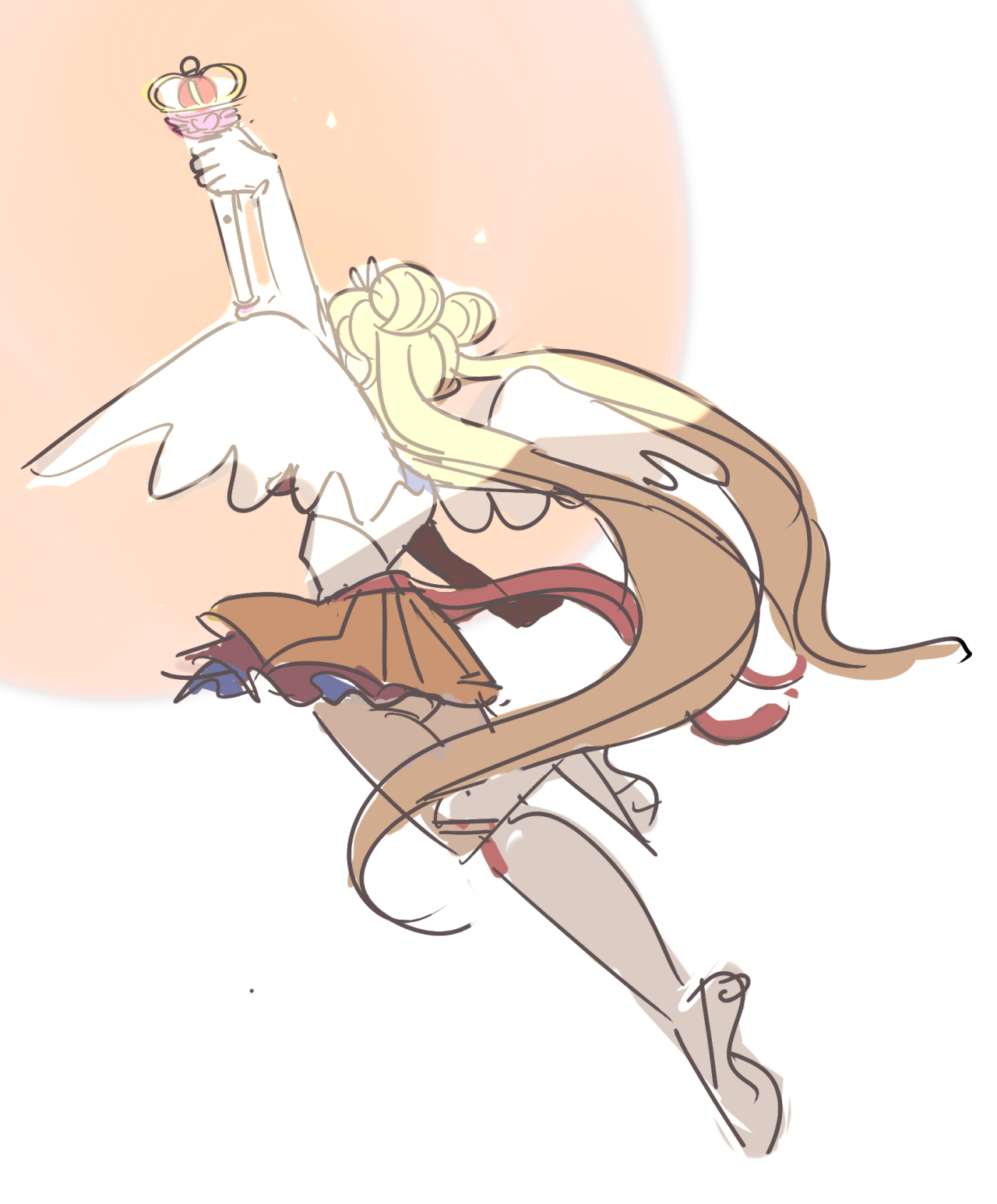 frothystars:  warmups ft sailor moon 