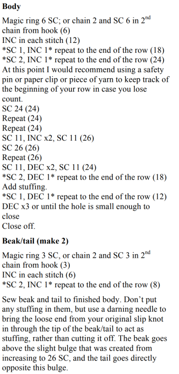 allthingslinguistic: How to crochet your own wug  This DIY wug pattern was very kindly sent int