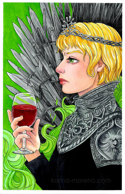 Hear Me Roar Cersei Print //KarinaMorenoArt