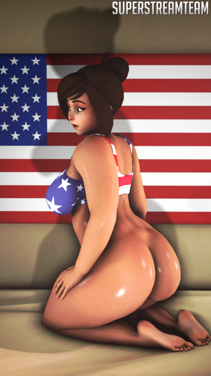 superstreamteam:  Happy early July 4th! (I wont be on during July 4th so I’d figured I’d give you guys these renders early.) :P Also: I am currently looking for artists both 3D and 2D NSFW or SFW to participate in a big project to help shape the way