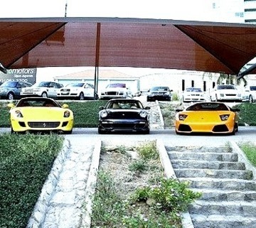 Ferrari 599 GTB Fiorano, Porsche 911 Turbo & Lamborghini Murcielago LP640-4