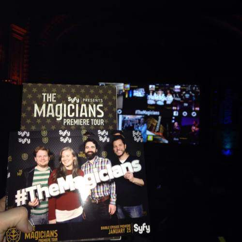 Sneak preview! #themagicians @theparamounttheater (at Paramount Theatre)